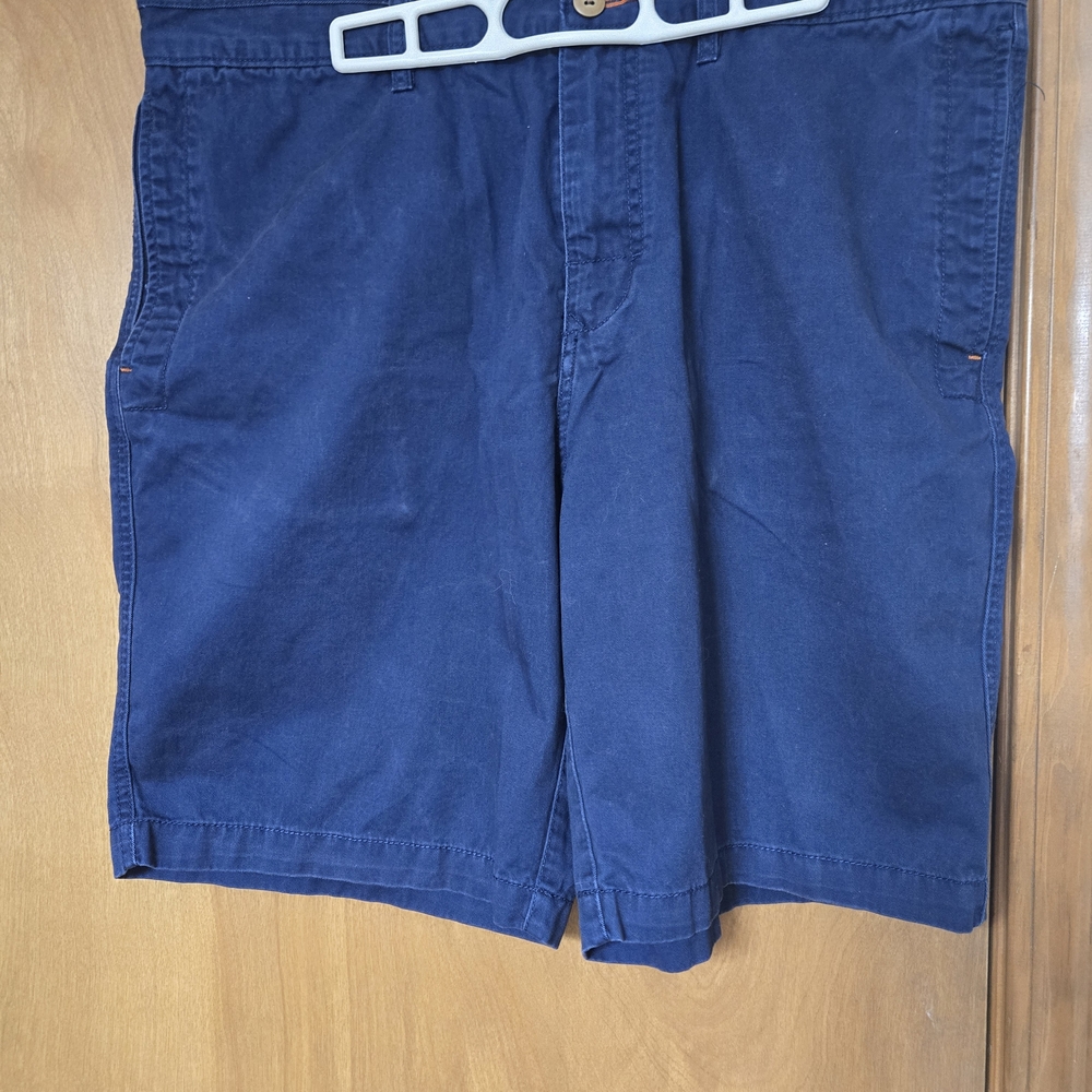 Tommy Bahama Navy Blue Flat Front Shorts